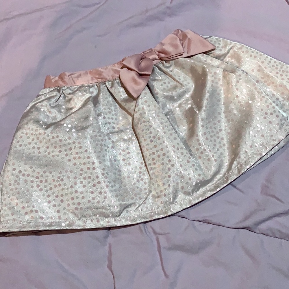 Pink and Silver Polka Dots 3t Outfit